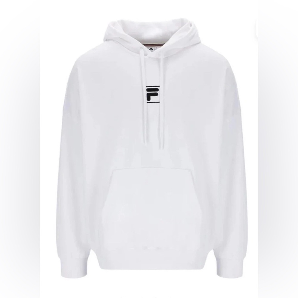 Fila Country Club Hoodie RU431115-100 Men’s Size S White Pullover Sweatshirt NWT